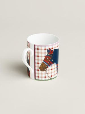 Chevaux a la Couverture mug n°2, View: Back, back, view 2 of 2