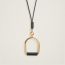 Heritage Equestre pendant, large model, noir, no stock