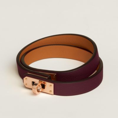 BLACK FRIDAY SALE】エルメスのレザーブレスレット 《ケリー