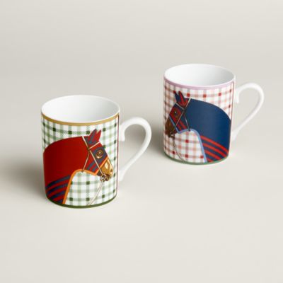 Chevaux a la Couverture set of 2 mugs (n°1 and 2)