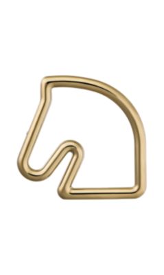 Tete de Cheval, Metallic finish Yellow gold