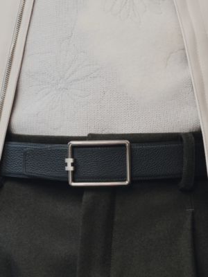 Tube H 벨트 버클 & 리버서블 가죽 스트랩 38mm, 보기: 이미지: 제품 착용 이미지, worn, 3개 중 3번째 보기