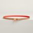 Lucky 15 reversible belt, naturel sable/orange field, no stock