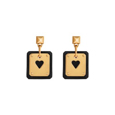 Chaine d'ancre Divine stud earrings, small model
