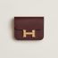 Constance Slim wallet, rouge sellier