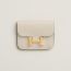 Constance Slim wallet, craie