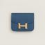 Constance Slim wallet, bleu tie