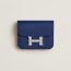 Constance Slim wallet, bleu saphir