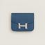 Constance Slim wallet, bleu tie