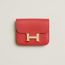 Constance Slim wallet, capucine