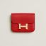 Constance Slim wallet, rouge radieux