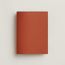 Couverture d'agenda PM Simple verso, terre battue/orange