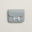 Cartera Constance Slim, bleu glacier/vert amande