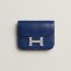 Constance Slim wallet, bleu saphir