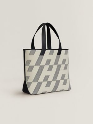 Cabas H en Biais 40 bag, View: front, front, view 2 of 4