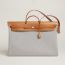 Herbag Zip cabine bag, écru/blanc/noir/naturel/sable