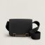 Hermès Geta bag, noir/noir