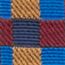 Maxi Quadrille 25&nbsp;mm To Go bag strap, bleu billard/biscuit/rouge H/noir