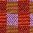 Maxi Quadrille 25&nbsp;mm To Go bag strap, capucine/parme/rouge duchesse/gold