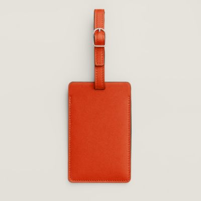 Hermès Vintage Leather Clutch Wallet in Orange