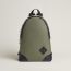 Hermès Allback backpack, kaki/noir