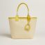 Steeple 28 bag, écru/citron/lime