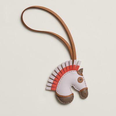 Hermes Milo Lambskin Grigri Rodeo Pegase Horse Bag Charm