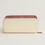 Silk'In Classique long wallet, nata/chaï/rose pourpre