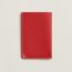 H Sellier card holder, rouge radieux