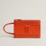 Hermès Cadenas clutch, orange poppy