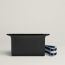 Hermès Videpoches bag, noir/bleu brume/noir