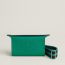Hermès Videpoches bag, vert vertigo/noir/vert vertigo