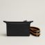 Hermès Videpoches bag, noir/noir/caramel
