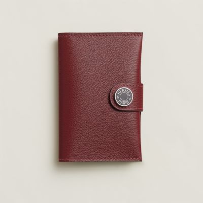 【深みある赤が魅せる上品さ】HERMES Calvi Duo Compact Rouge H 深みある赤が魅せる上品さ】HERMES Calvi Duo Compact Rouge H