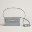 Kelly Classique To Go wallet, gris Pantin, no stock