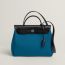 Herbag Zip 31 laque bag, bleu outremer/noir/outremer, no stock