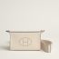 Bolso Hermès Videpoches, craie