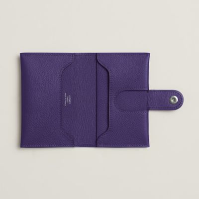 HERMÈS パープルレザー ケース Purple - R.m.s - All Hermès Card Holders | Hermès Canada