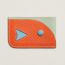 Porte-cartes Poisson, vert fizz/orange minium/bleu zéphyr