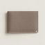 H Sellier card holder, étoupe