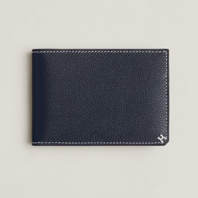 エルメス Hセリエ シェブルミゾル カードケース ブラック×オレンジ エルメス Hセリエ シェブルミゾル カードケース ブラック