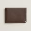 H Sellier card holder, moka