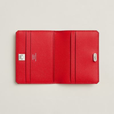 新品　エルメス　レザー　フォトケース　赤 HERMES （新品・未使用品）エルメス メドール カードケース