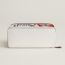 Silk'In Classique long wallet, new white/orange/gris mouette