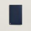 H Sellier card holder, bleu abysse