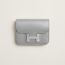 Constance Slim bicolor wallet, silver