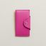 Porte-cartes Iliade, rose shocking/rose shocking