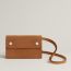 Hermèsnap wallet, chamois/sésame