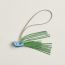 Poisson charm, céleste/vert yucca/mauve pâle/blanc