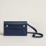 Hermèsnap wallet, bleu abysse